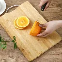Wooden Chopping Board Bamboo Wood Chopping Board Large  Butcher Block for Food Prep Meat Vegetables 34 x 24cm